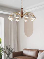 Swedish Modern Brass Chandelier - YhLamps