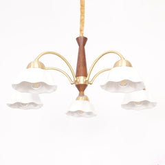 Swedish Modern Brass Chandelier - YhLamps