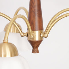 Swedish Modern Brass Chandelier - YhLamps