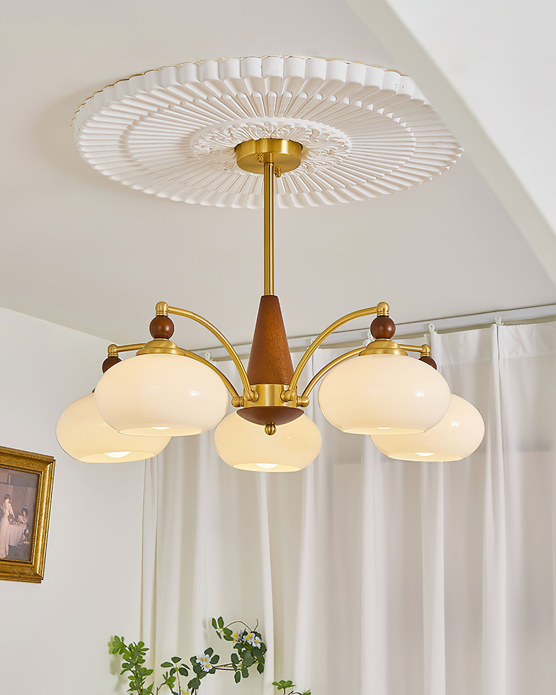 Tillary Wood Chandelier - YhLamps