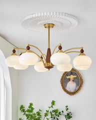 Tillary Wood Chandelier - YhLamps
