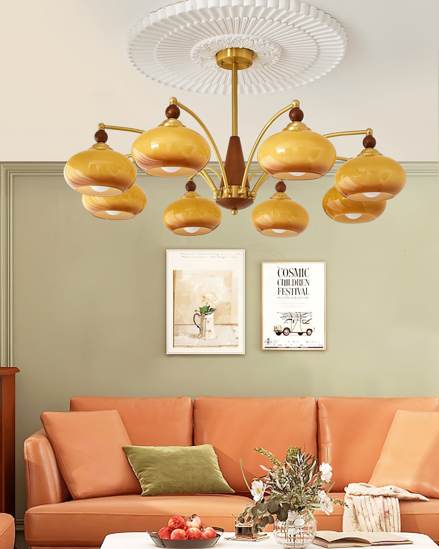 Tillary Wood Chandelier - YhLamps