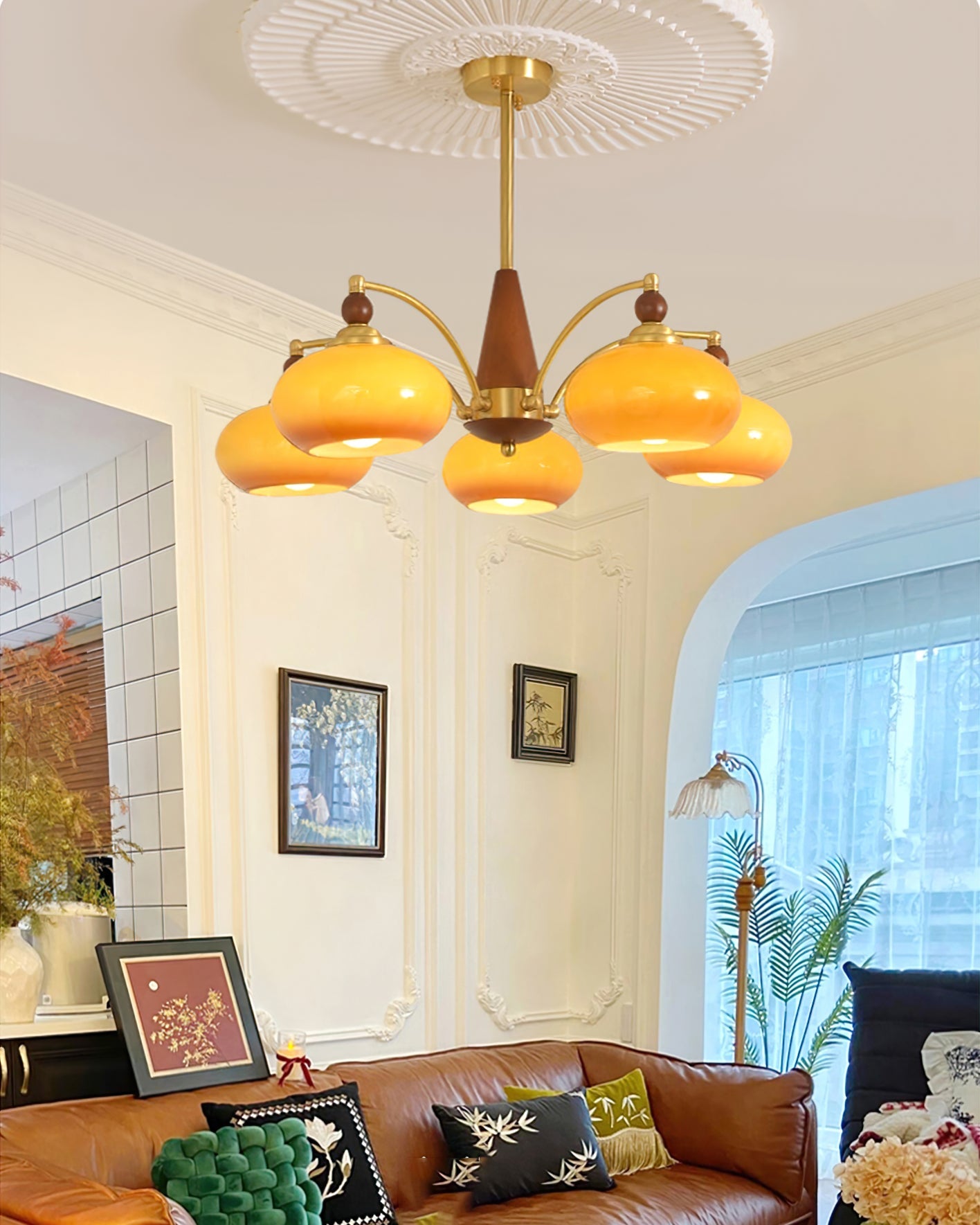 Tillary Wood Chandelier - YhLamps