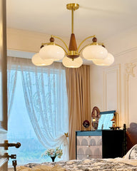 Tillary Wood Chandelier - YhLamps