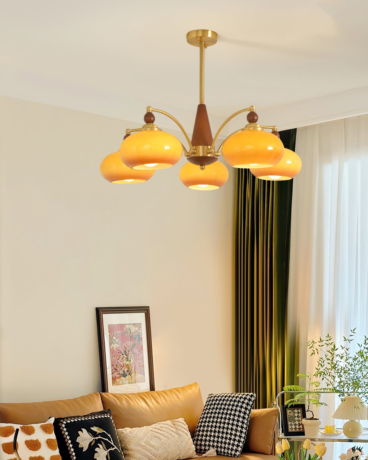 Tillary Wood Chandelier - YhLamps