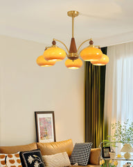 Tillary Wood Chandelier - YhLamps