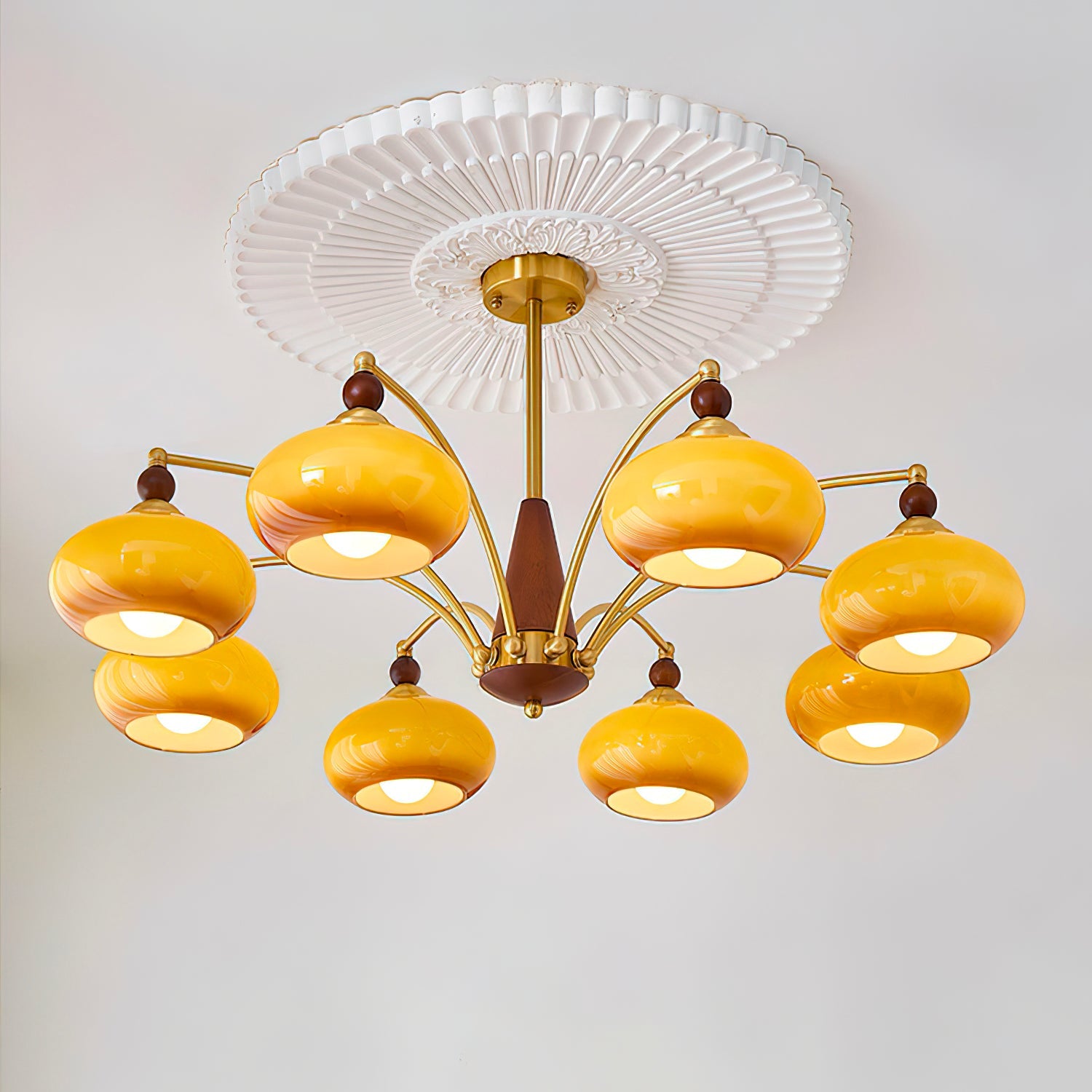 Tillary Wood Chandelier - YhLamps