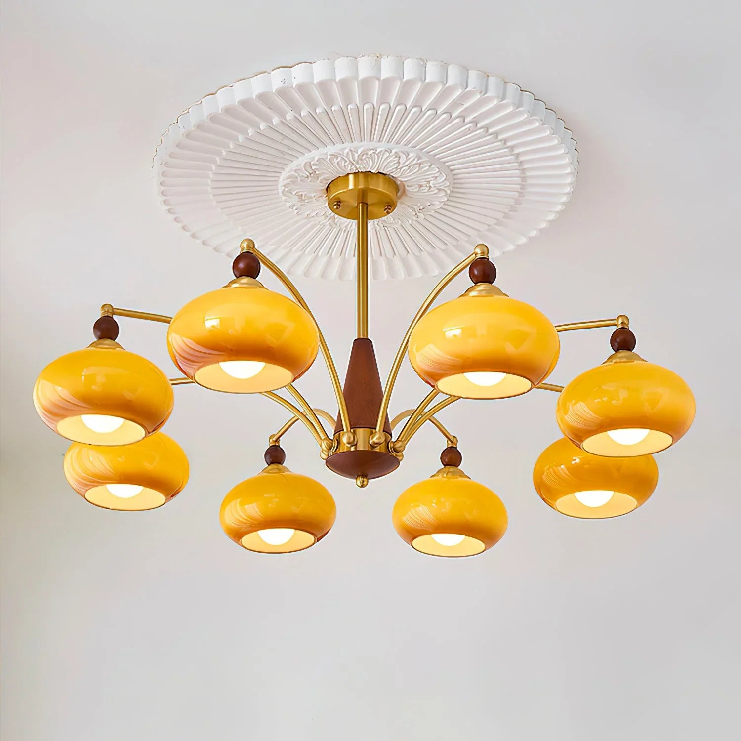 Tillary Wood Chandelier - YhLamps