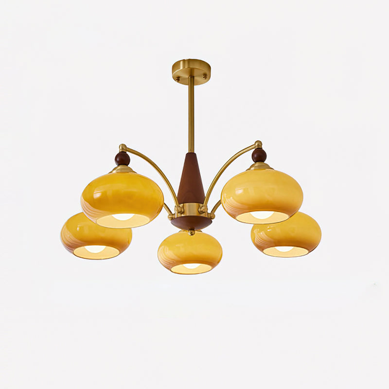 Tillary Wood Chandelier - YhLamps