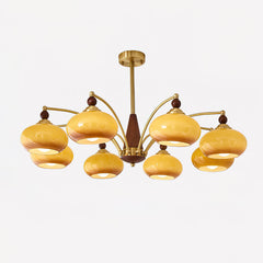 Tillary Wood Chandelier - YhLamps