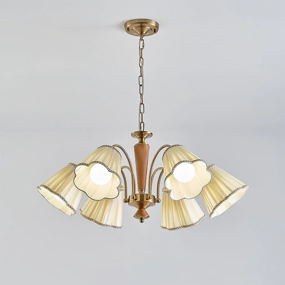 Florentine Fabric Chandelier - YhLamps