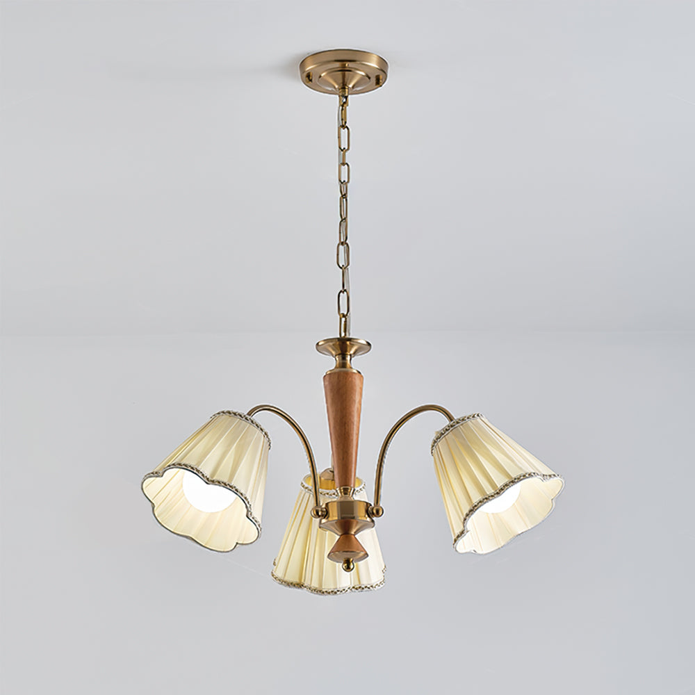 Florentine Fabric Chandelier - YhLamps