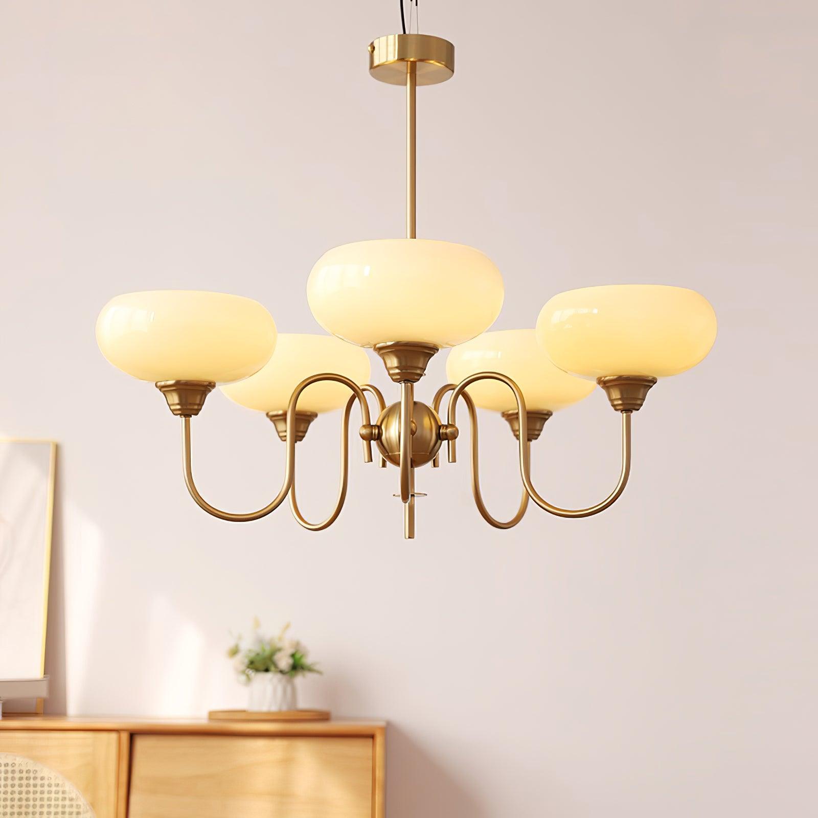 Creamy Persimmon Chandelier - YhLamps
