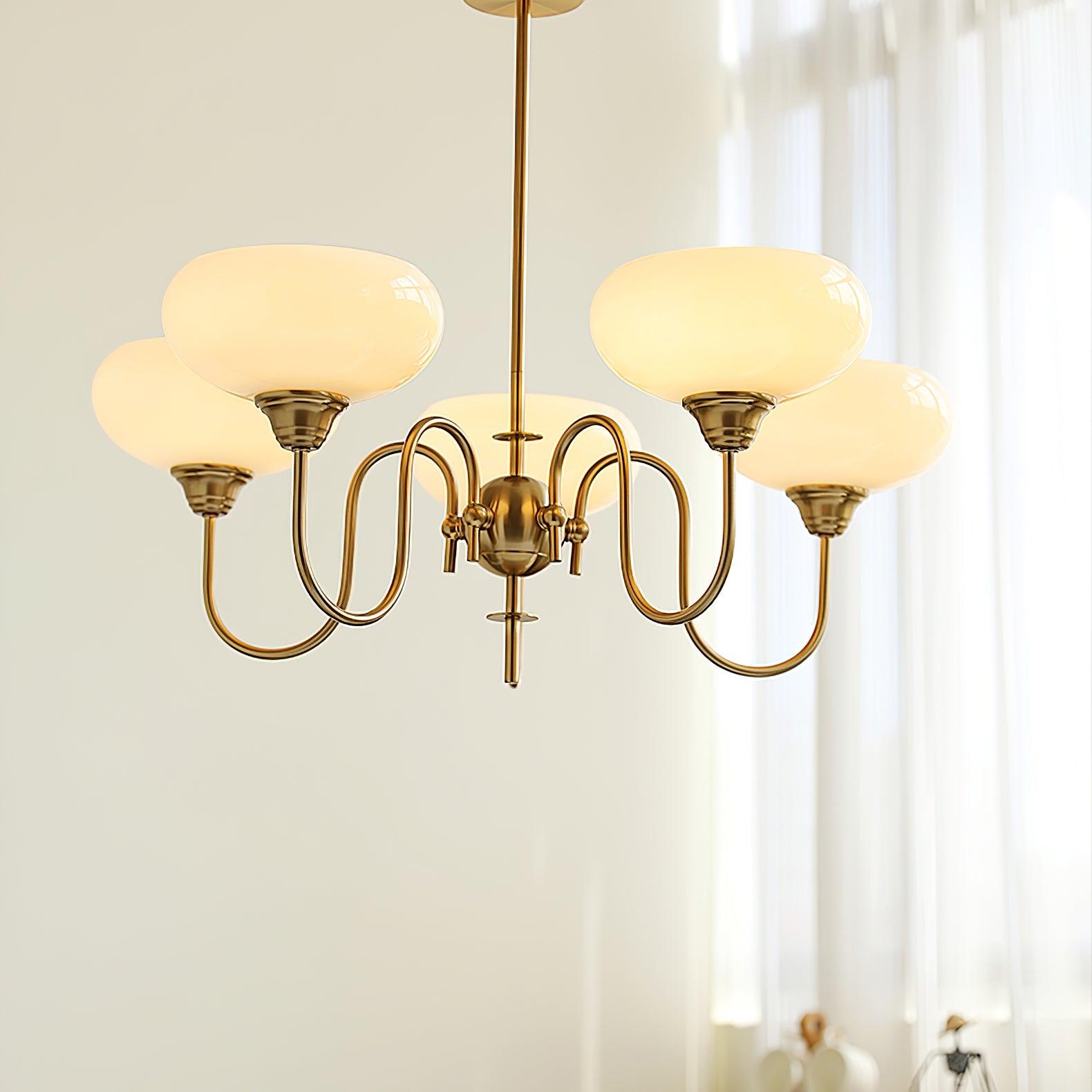 Creamy Persimmon Chandelier - YhLamps