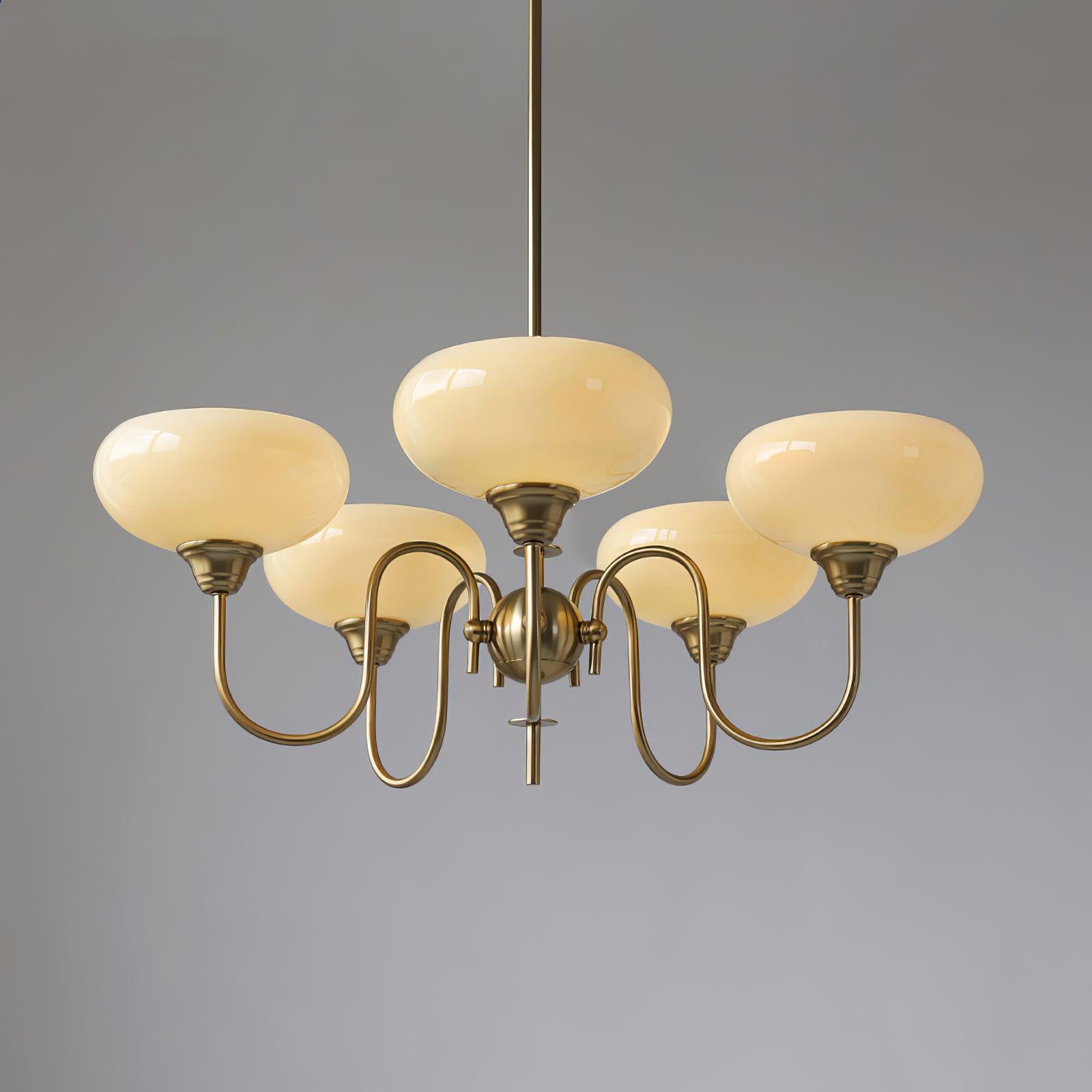 Creamy Persimmon Chandelier - YhLamps