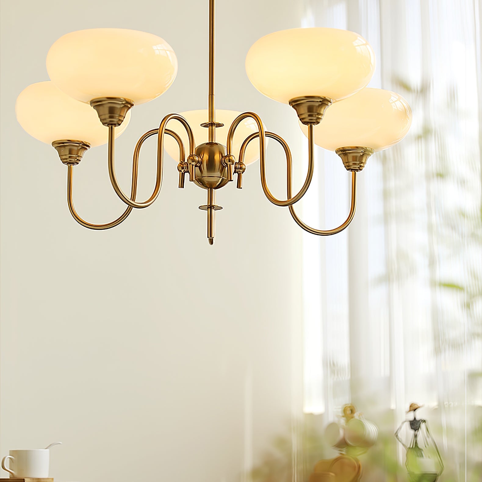 Creamy Persimmon Chandelier - YhLamps