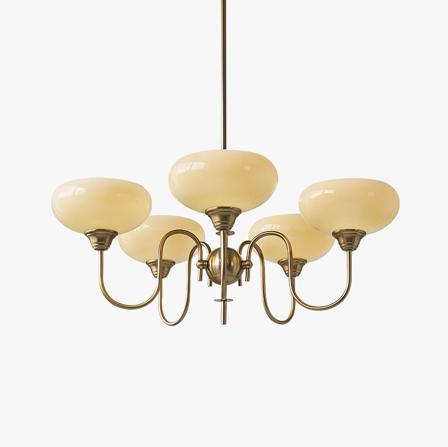 Creamy Persimmon Chandelier - YhLamps