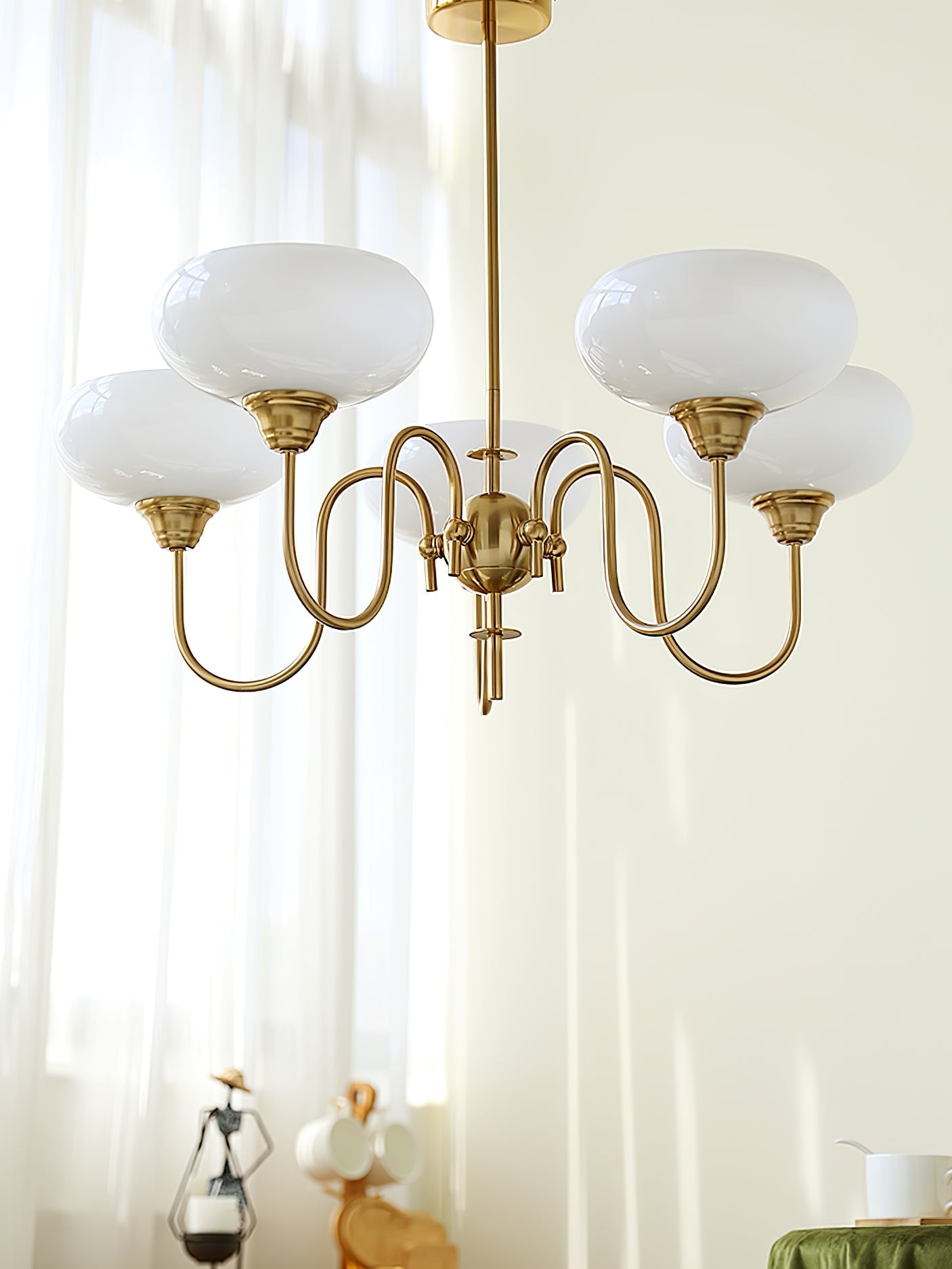 Creamy Persimmon Chandelier - YhLamps