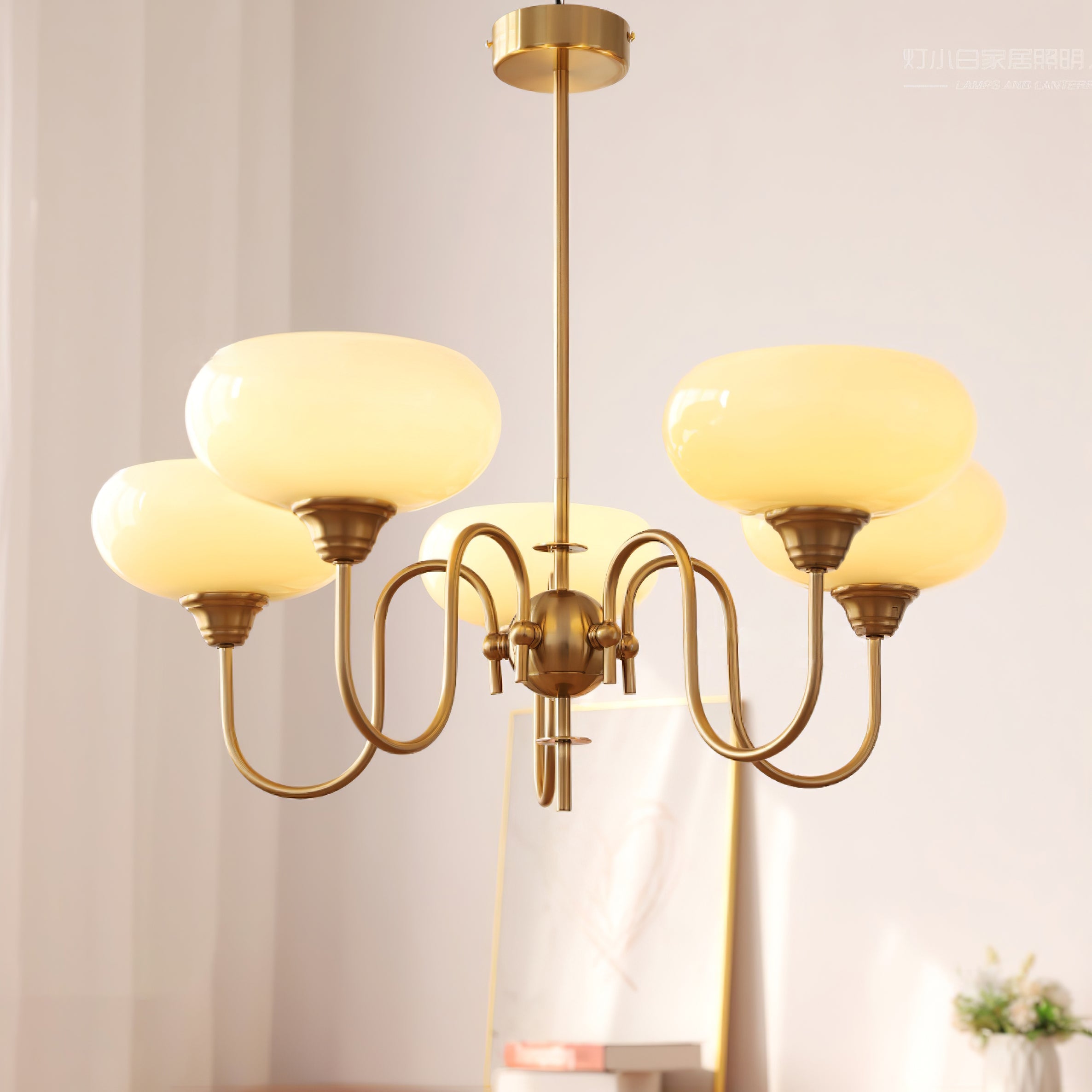 Creamy Persimmon Chandelier - YhLamps