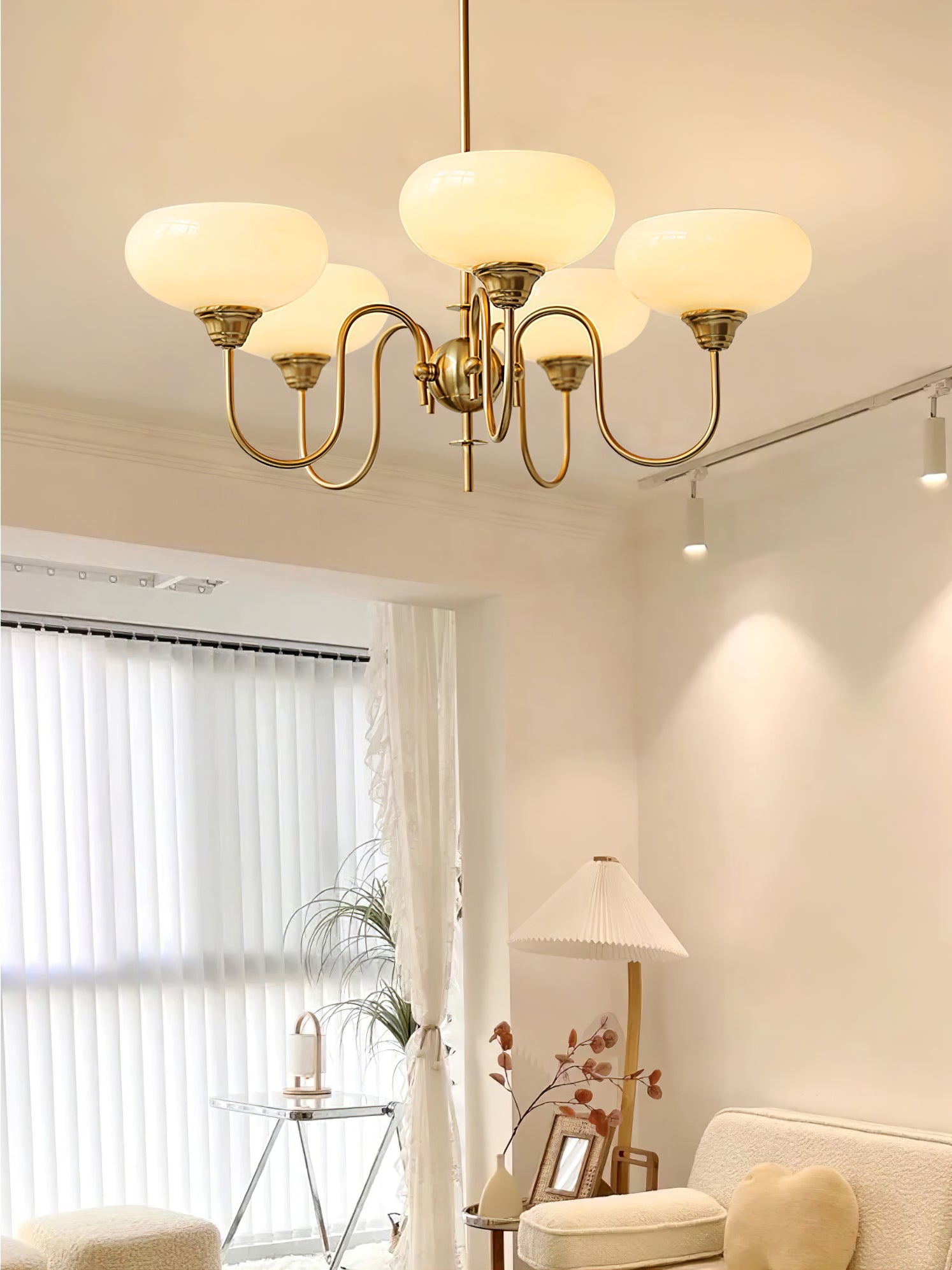 Creamy Persimmon Chandelier - YhLamps