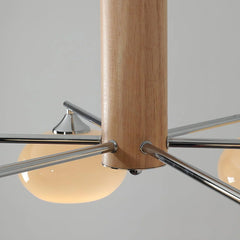 Elliptical Persimmon Chandelier - YhLamps