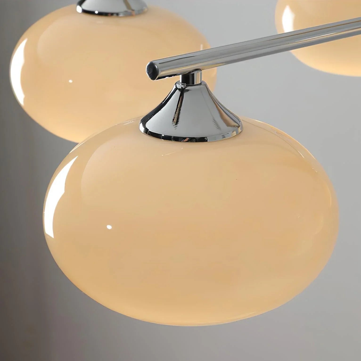 Elliptical Persimmon Chandelier - YhLamps