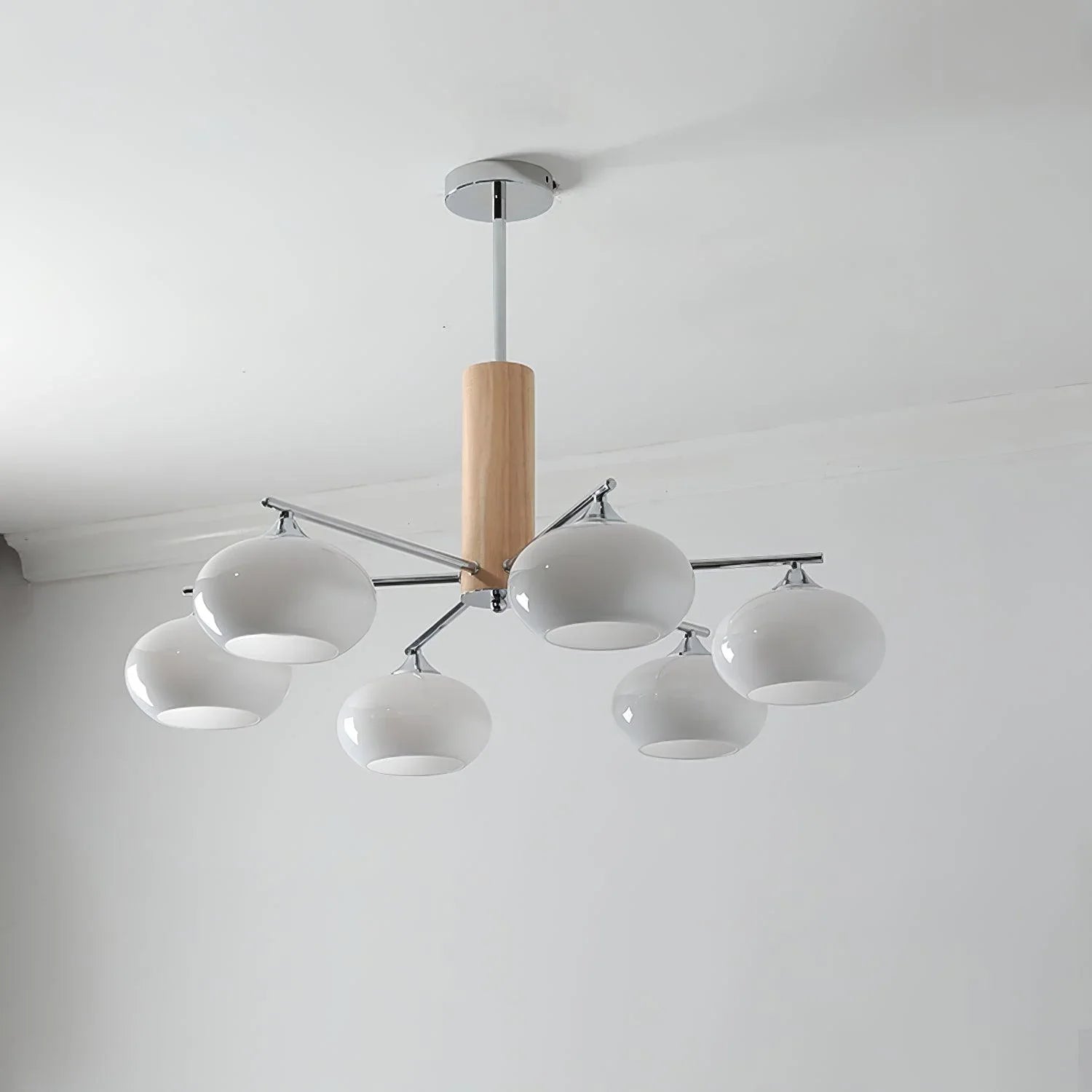 Elliptical Persimmon Chandelier - YhLamps