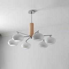 Elliptical Persimmon Chandelier - YhLamps