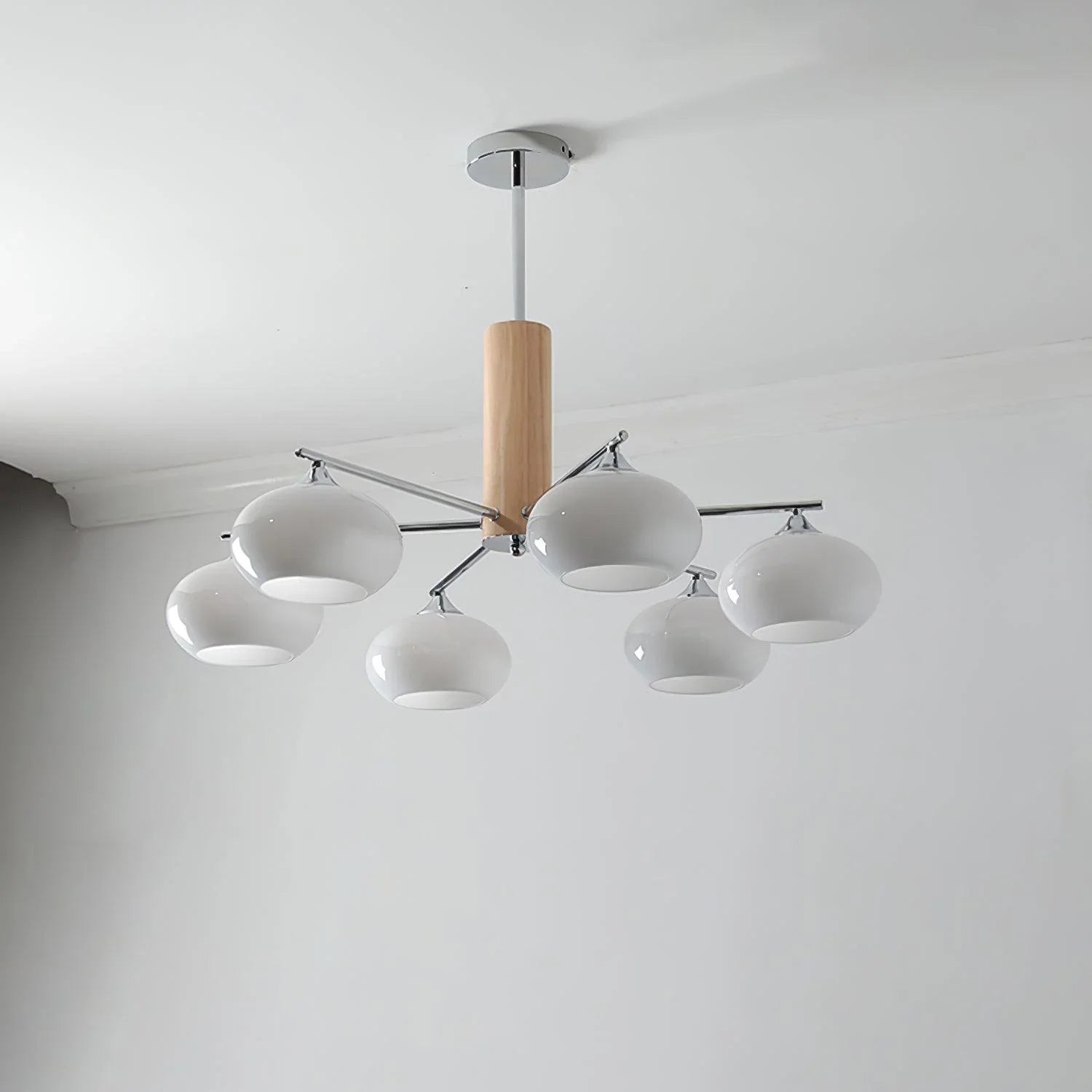 Elliptical Persimmon Chandelier - YhLamps