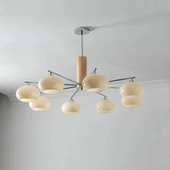 Elliptical Persimmon Chandelier - YhLamps