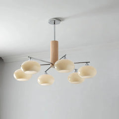Elliptical Persimmon Chandelier - YhLamps