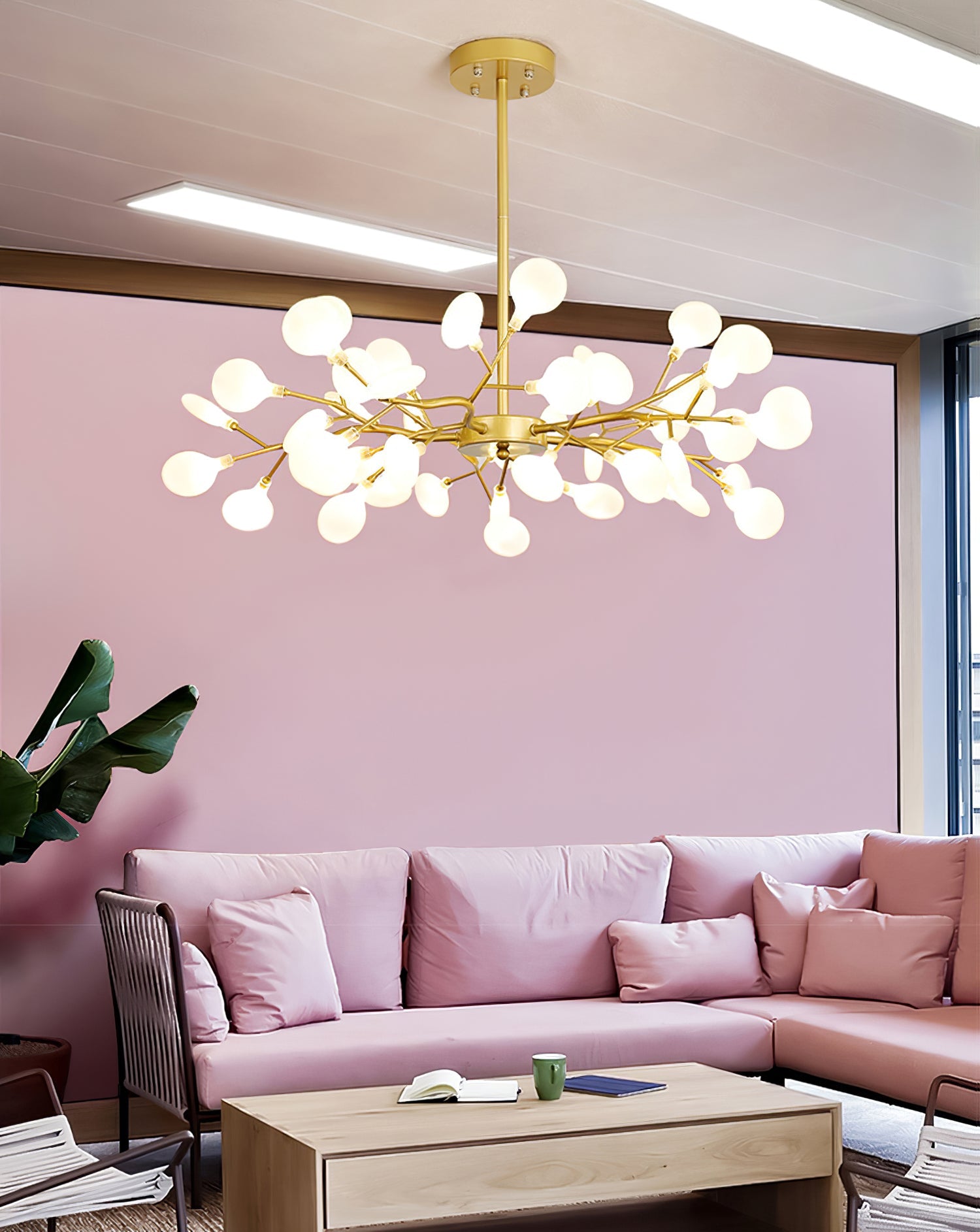 LED Firefly Sputnik Chandelier - YhLamps