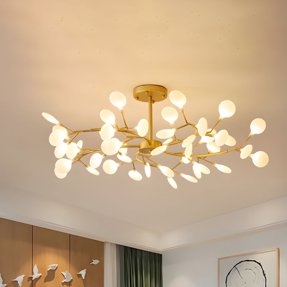 LED Firefly Sputnik Chandelier - YhLamps