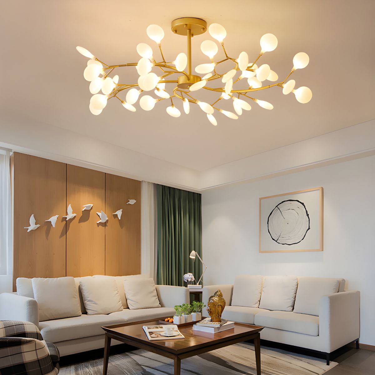 LED Firefly Sputnik Chandelier - YhLamps