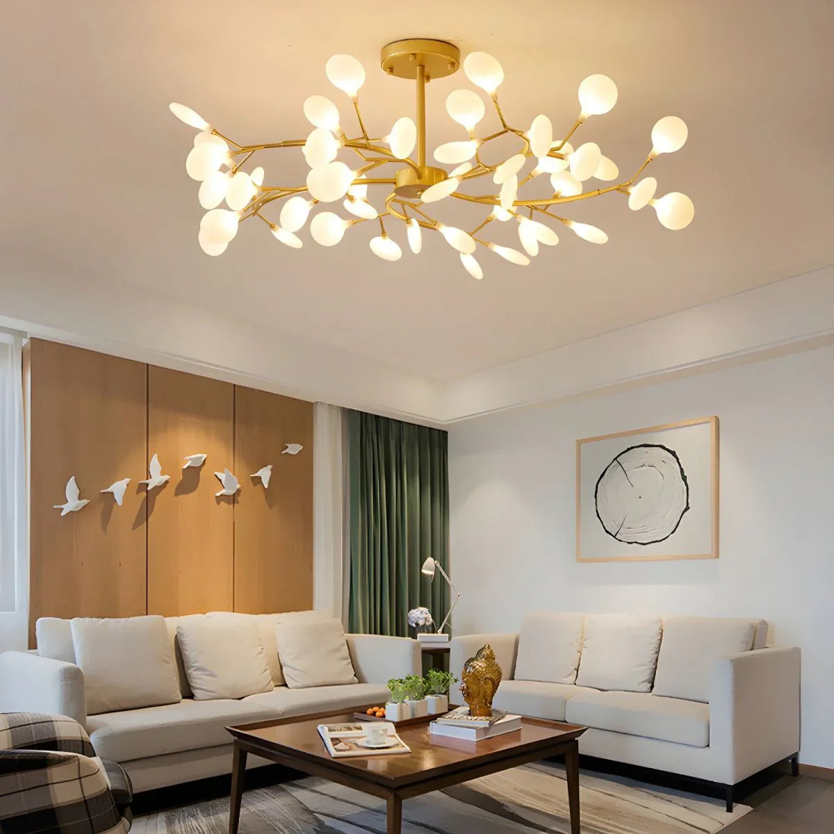 LED Firefly Sputnik Chandelier - YhLamps