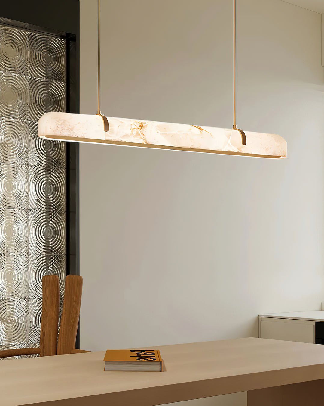 Linear Alabaster Chandelier - YhLamps