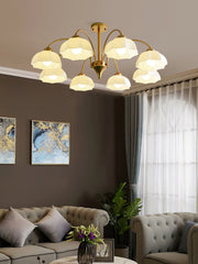 Frosted Glass Bell Chandelier - YhLamps