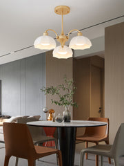 Frosted Glass Bell Chandelier - YhLamps