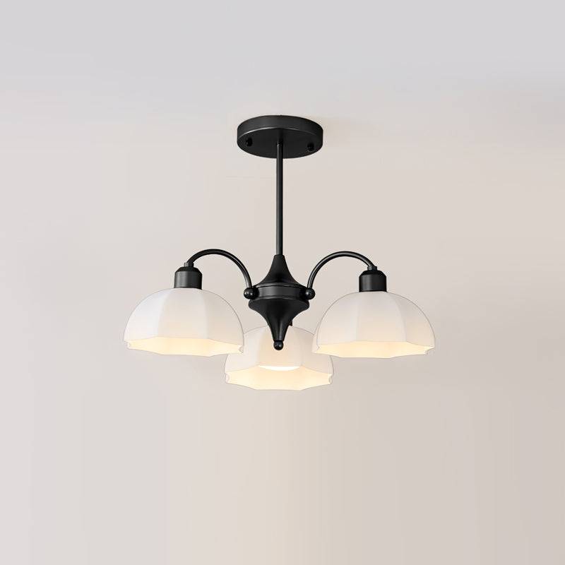 Frosted Glass Bell Chandelier - YhLamps