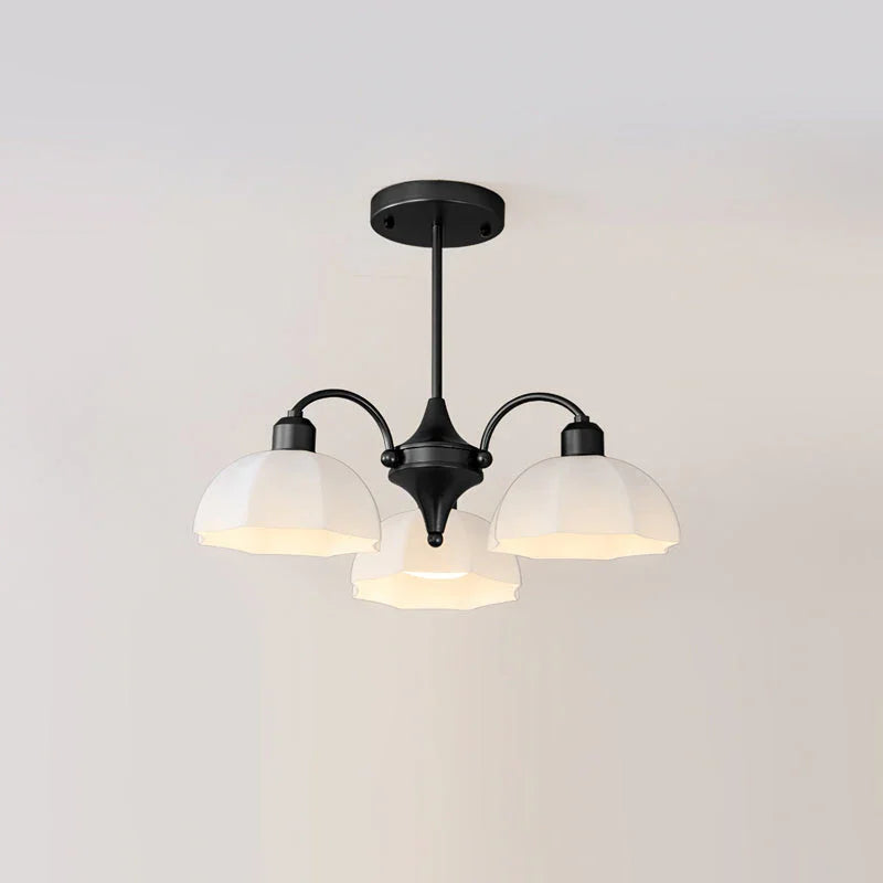 Frosted Glass Bell Chandelier - YhLamps
