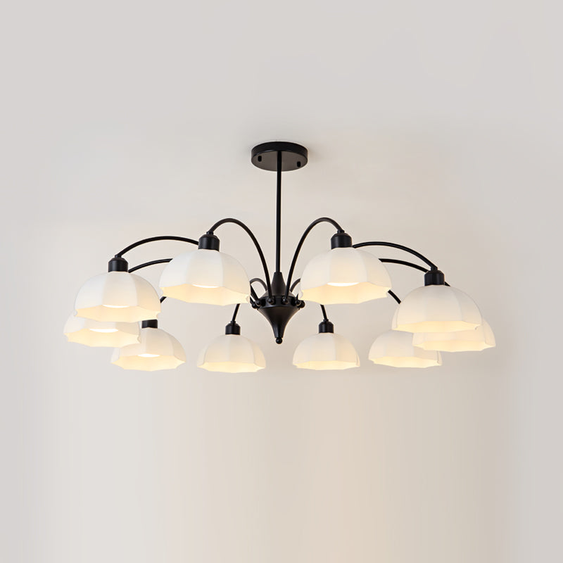 Frosted Glass Bell Chandelier - YhLamps