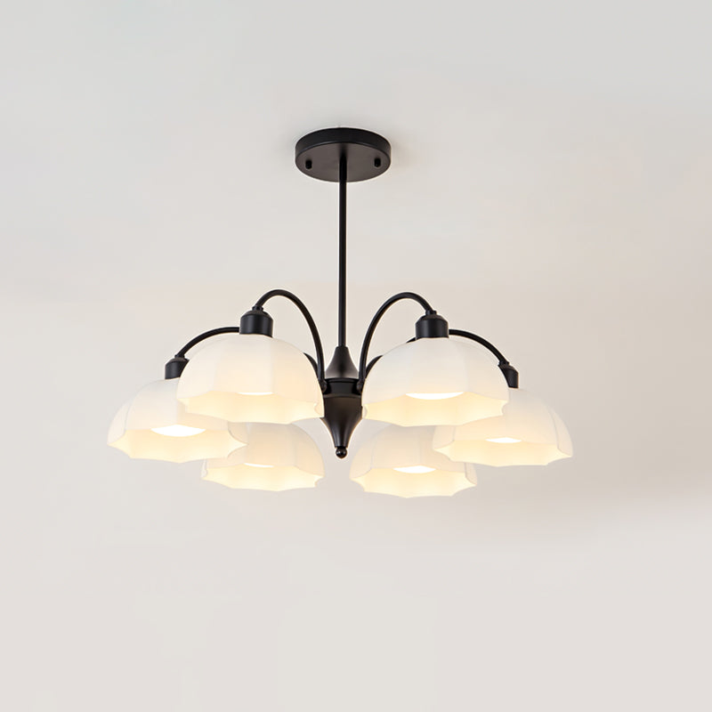 Frosted Glass Bell Chandelier - YhLamps