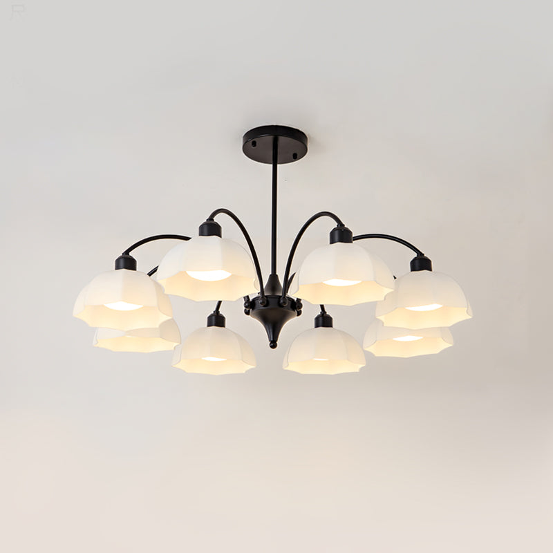 Frosted Glass Bell Chandelier - YhLamps