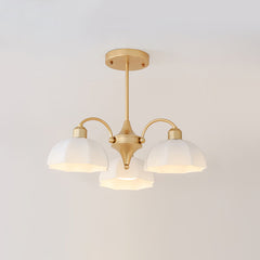 Frosted Glass Bell Chandelier - YhLamps