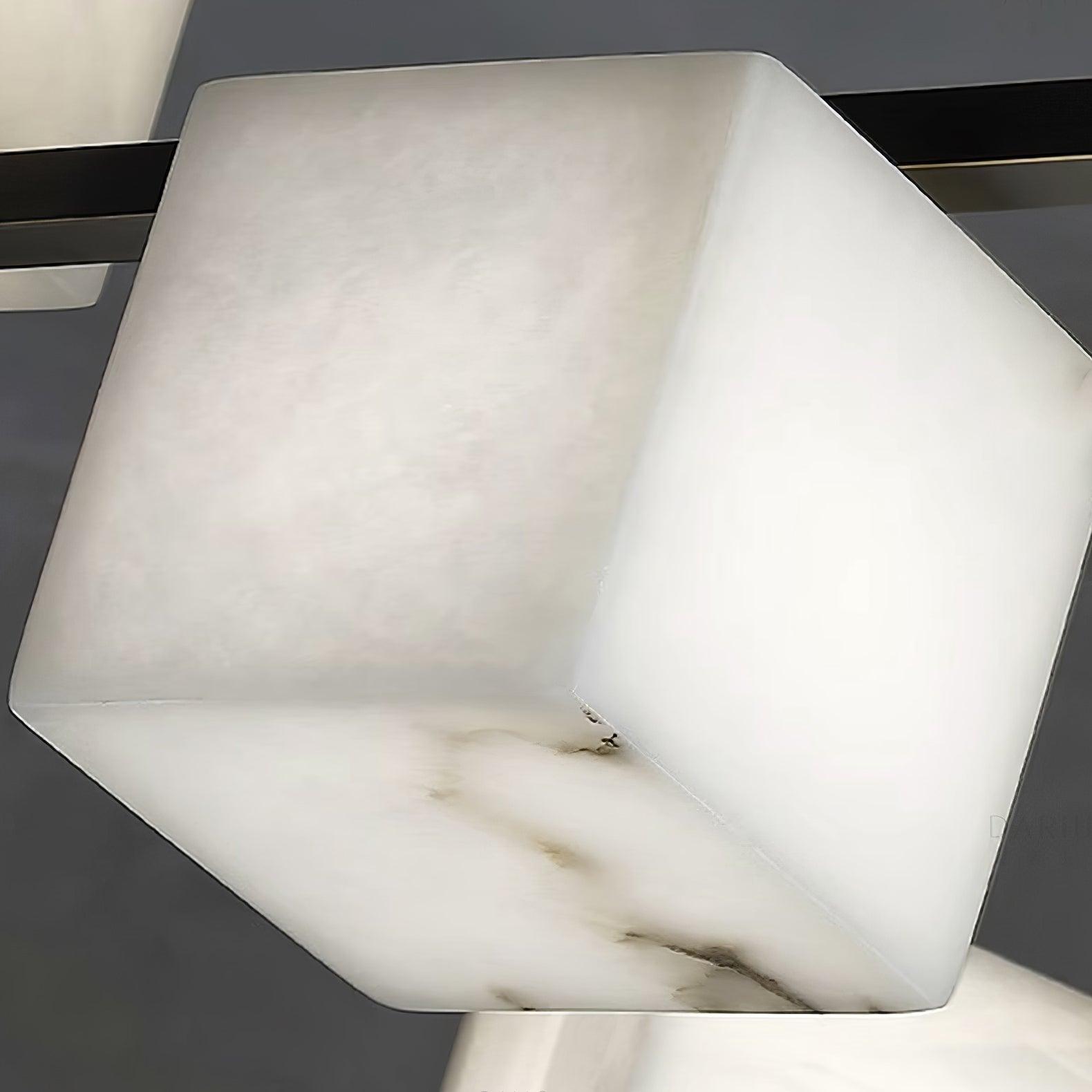 Alabaster Square Box Chandelier - YhLamps