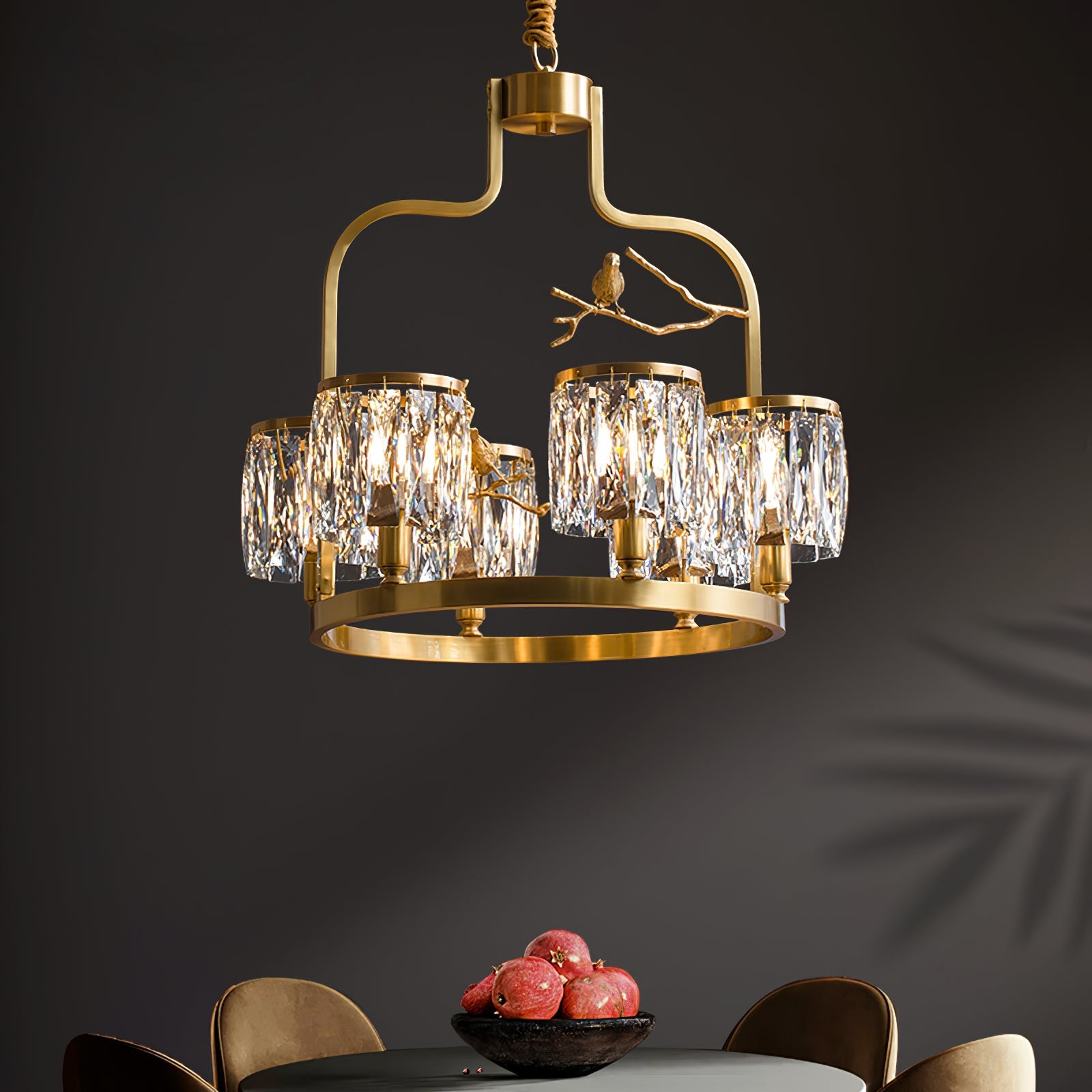 Crystal Bird Chandelier - YhLamps