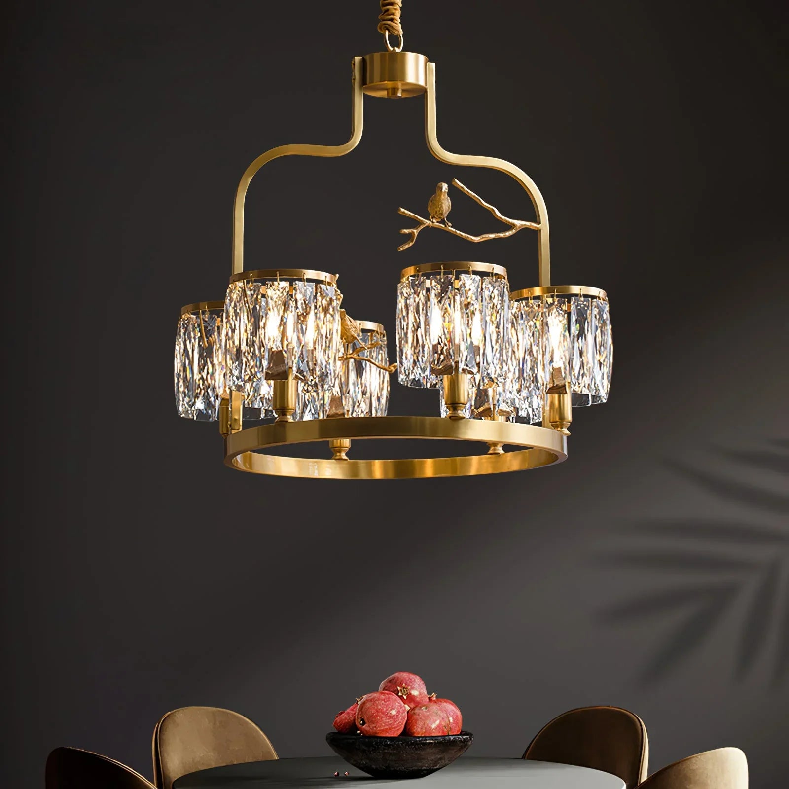 Crystal Bird Chandelier - YhLamps