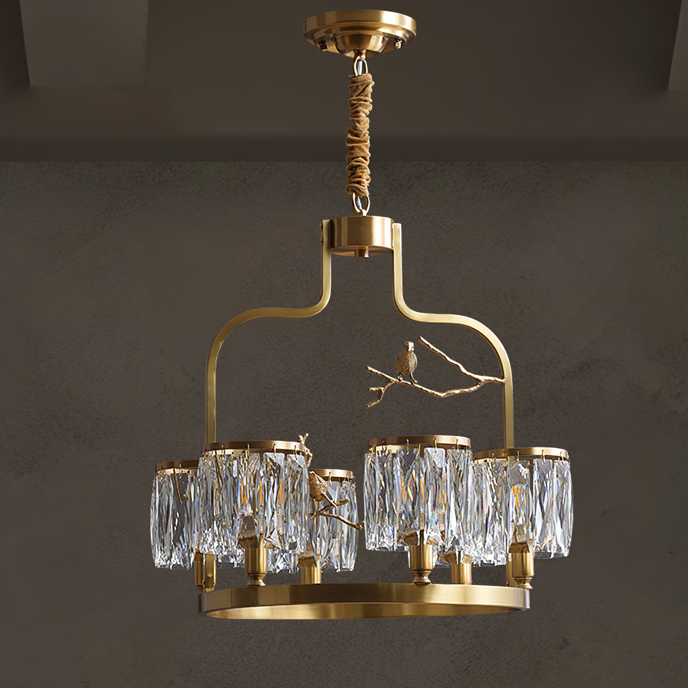 Crystal Bird Chandelier - YhLamps