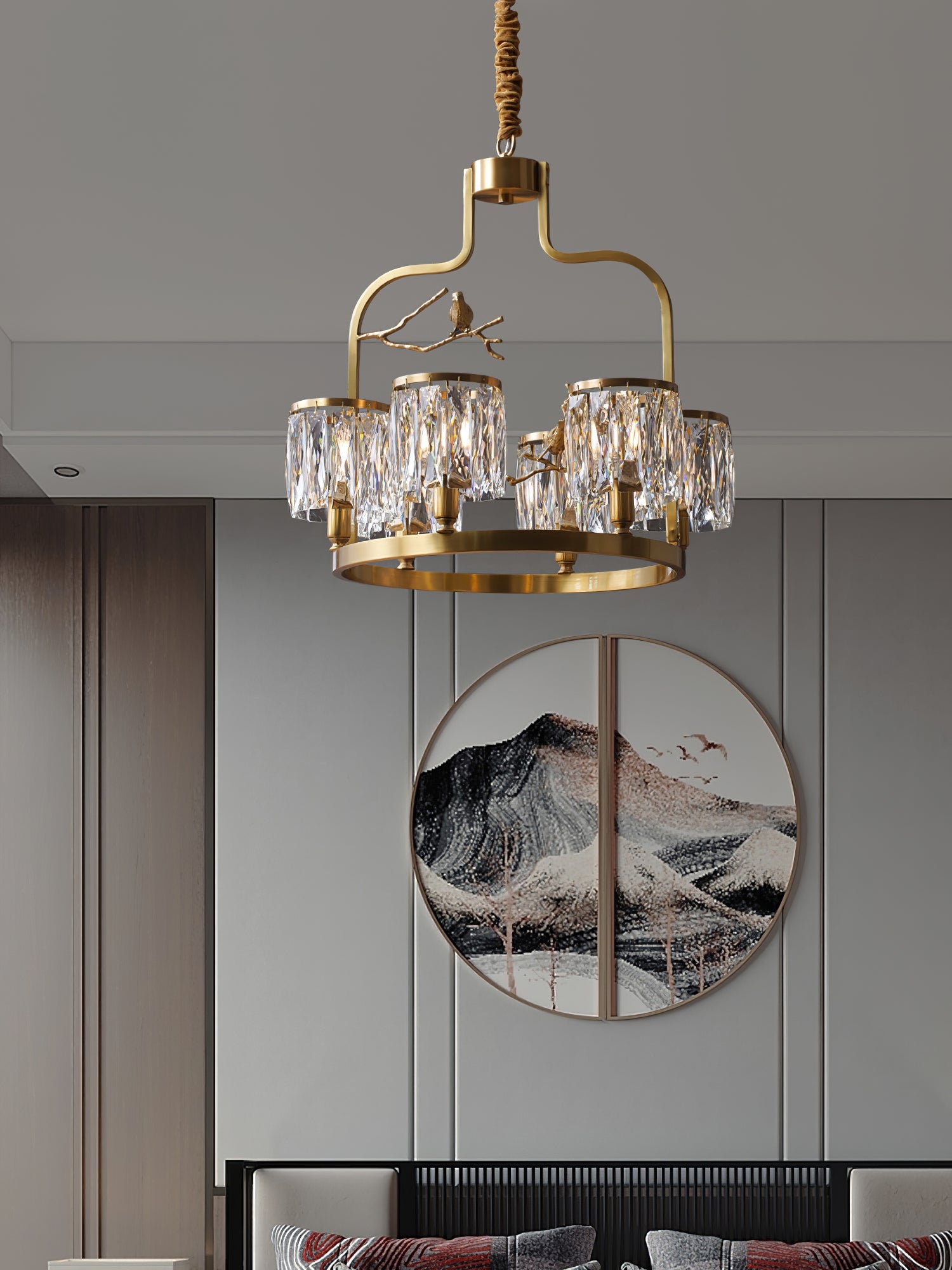 Crystal Bird Chandelier - YhLamps