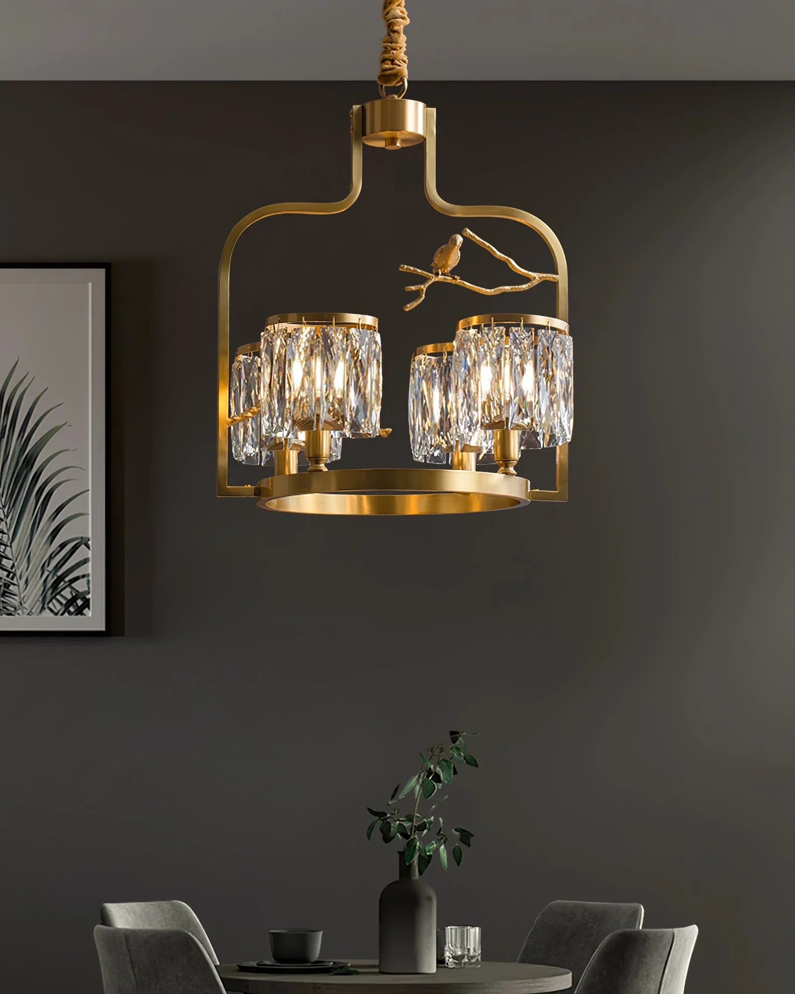 Crystal Bird Chandelier - YhLamps